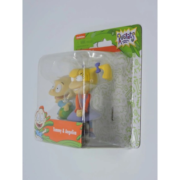 Retro Nickelodeon Rugrats Mini Figures 2 Pack Tommy & Angelica Approx 2" Tall - Picture 4 of 6